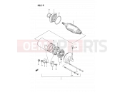 SUZUKI GSX1100F M (1991) (E02) 19 - STARTING MOTOR