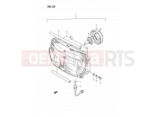 SUZUKI GSX1100F M (1991) (E02) 25 - HEADLAMP (MODEL K/L/M/N/P)