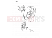 SUZUKI GSX1100F M (1991) (E02) 42 - FRONT WHEEL