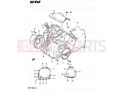 SUZUKI GSX1100 D (1983) 8 - CRANKCASE COVER (MODEL D)