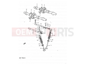 SUZUKI GSX1100 D (1983) 13 - CAM SHAFT - VALVE (MODEL D)
