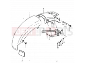 SUZUKI GSX1100 X (1999) 82 - REAR FENDER