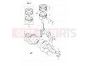 SUZUKI GSX1100G M (1991) (E02) 8 - CRANKSHAFT