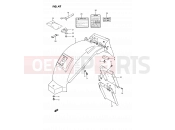 SUZUKI GSX1100G M (1991) (E02) 47 - REAR FENDER