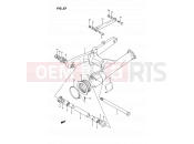SUZUKI GSX1100G M (1991) (E02) 57 - REAR SWINGING ARM