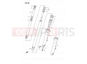 SUZUKI GSX1100G M (1991) (E02) 50 - FRONT DAMPER