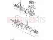 SUZUKI GSX1100X D (1983) 10 - CRANKSHAFT