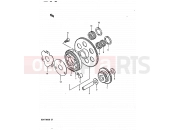 SUZUKI GSX1100X D (1983) 11 - STARTER CLUTCH