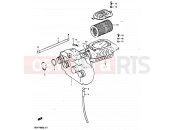 SUZUKI GSX1100X D (1983) 19 - AIR CLEANER (MODEL D)