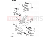 SUZUKI GSX1100X D (1983) 44 - FOOTREST (MODEL D)