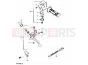 SUZUKI GSX1100X D (1983) 78 - LEFT HANDLE SWITCH (MODEL D)