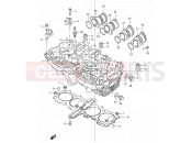 SUZUKI GSX1200 Y (2000) Inazuma 2 - CYLINDER HEAD