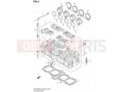 SUZUKI GSX1250FA L0 (2010) Bandit (E03,E28,E33) 3 - CYLINDER HEAD