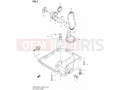 SUZUKI GSX1250FA L0 (2010) Bandit (E03,E28,E33) 7 - OIL PAN - OIL PUMP