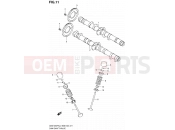 SUZUKI GSX1250FA L0 (2010) Bandit (E03,E28,E33) 11 - CAM SHAFT - VALVE