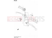 SUZUKI GSX1250FA L0 (2010) Bandit (E03,E28,E33) 45 - HANDLE LEVER