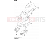 SUZUKI GSX1250FA L0 (2010) Bandit (E03,E28,E33) 47 - COWLING BODY
