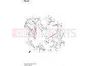 SUZUKI GSX1250FA L0 (2010) Bandit (E03,E28,E33) 49 - UNDER COWLING