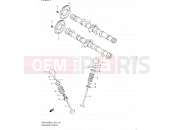 SUZUKI GSX1250FA L1 (2011) Bandit (E21) 11 - CAM SHAFT - VALVE