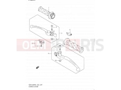 SUZUKI GSX1250FA L1 (2011) Bandit (E21) 47 - HANDLE LEVER