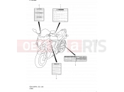SUZUKI GSX1250FA L1 (2011) Bandit (E21) 52 - LABEL (GSX1250FAL1 E21)