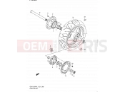 SUZUKI GSX1250FA L1 (2011) Bandit (E21) 66 - REAR WHEEL