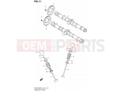 SUZUKI GSX1250FA L4 (2014) Bandit (E21) 11 - CAMSHAFT/VALVE