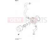 SUZUKI GSX1250FA L4 (2014) Bandit (E21) 17 - OIL COOLER