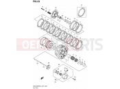 SUZUKI GSX1250FA L4 (2014) Bandit (E21) 23 - CLUTCH