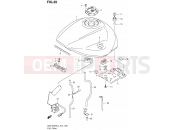 SUZUKI GSX1250FA L4 (2014) Bandit (E21) 39 - FUEL TANK