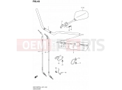 SUZUKI GSX1250FA L4 (2014) Bandit (E21) 43 - HANDLEBAR