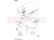 SUZUKI GSX1250FA L4 (2014) Bandit (E21) 59 - CLUTCH MASTER CYLINDER