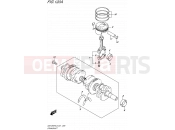 SUZUKI GSX1250FA L5 (2015) Bandit (E21) 120A - CRANKSHAFT