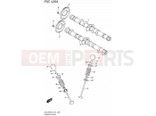 SUZUKI GSX1250FA L5 (2015) Bandit (E21) 126A - CAMSHAFT/VALVE