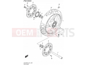 SUZUKI GSX1250FA L5 (2015) Bandit (E21) 530A - FRONT WHEEL