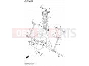 SUZUKI GSX1250FA L5 (2015) Bandit (E21) 543A - REAR CUSHION LEVER