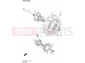 SUZUKI GSX1250FA L5 (2015) Bandit (E21) 550A - REAR WHEEL