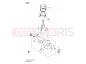 SUZUKI GSX1300BKA K8 (2008) B-King (E02) 8 - CRANKSHAFT
