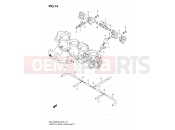 SUZUKI GSX1300BKA K8 (2008) B-King (E02) 14 - THROTTLE BODY HOSE/JOINT