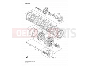 SUZUKI GSX1300BKA K8 (2008) B-King (E02) 23 - CLUTCH