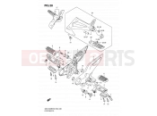 SUZUKI GSX1300BKA K8 (2008) B-King (E02) 38 - FOOTREST