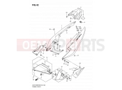 SUZUKI GSX1300BKA K8 (2008) B-King (E02) 42 - FRAME COVER (MODEL K8/K9)