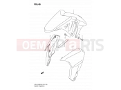 SUZUKI GSX1300BKA K8 (2008) B-King (E02) 46 - FRONT FENDER (WITHOUT ABS,MODEL K8/K9)
