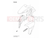 SUZUKI GSX1300BKA K8 (2008) B-King (E02) 46A - FRONT FENDER (WITHOUT ABS,MODEL K8/K9)
