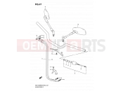 SUZUKI GSX1300BKA K8 (2008) B-King (E02) 47 - HANDLEBAR (DEL K8/K9)
