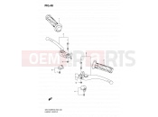 SUZUKI GSX1300BKA K8 (2008) B-King (E02) 48 - HANDLE LEVER