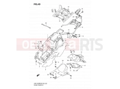 SUZUKI GSX1300BKA K8 (2008) B-King (E02) 49 - REAR FENDER