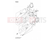SUZUKI GSX1300BKA K8 (2008) B-King (E02) 50 - MUFFLER COVER (MODEL K8/K9)