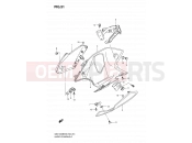 SUZUKI GSX1300BKA K8 (2008) B-King (E02) 51 - UNDER COWLING (MODEL K8/K9)