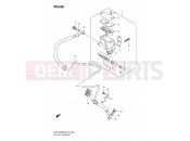 SUZUKI GSX1300BKA K8 (2008) B-King (E02) 60 - CLUTCH HOSE